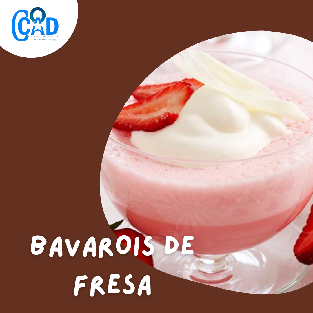 Nuestra cocina. Bavarois de fresa.